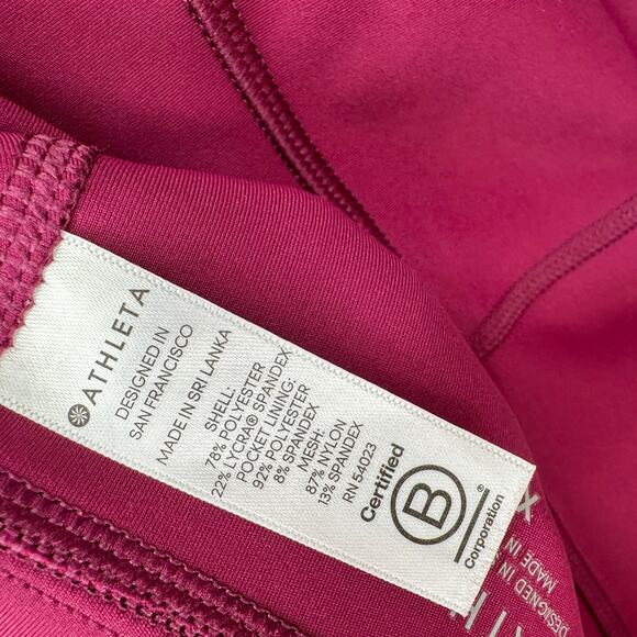 ATHLETA Plum Contender Capri Active Leggings // XS - Picture 8 of 11